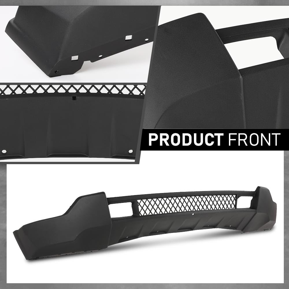 G-PLUS Black Lower Front Bumper Valance Compatible with 2011-2013 Jeep Grand Cherokee 4-Door (Fit Models With Lower Chrome Trim and WITHOUT Adaptive Cruise)