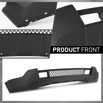 G-PLUS Black Lower Front Bumper Valance Compatible with 2011-2013 Jeep Grand Cherokee 4-Door (Fit Models With Lower Chrome Trim and WITHOUT Adaptive Cruise)