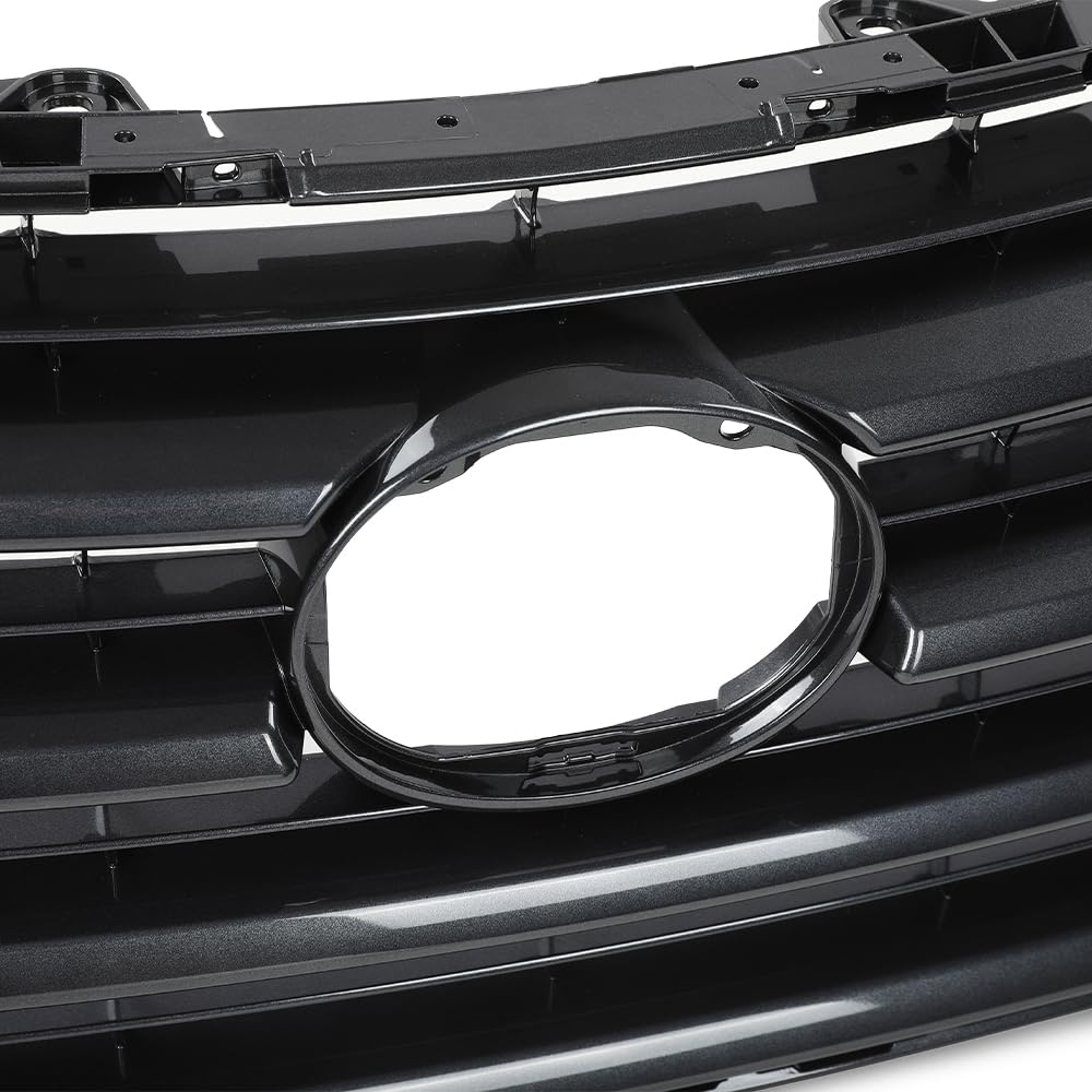 G-PLUS Front Upper Bumper Grille Shell Insert Compatible with NX200t NX300h 2015 2016 2017 LX1200172 5311178010 Silver
