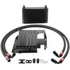 G-PLUS Engine Transmission Oil Cooler Kit Upgrade 25 Row Aluminum Compatible With BMW 3 SERIES 335I E90 E92 N54 Black