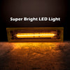 G-PLUS Lens Amber LED Front Side Marker Light Compatible with 81-91 Chevy C10 C20 C30 GMC GM2550115, GM2551107