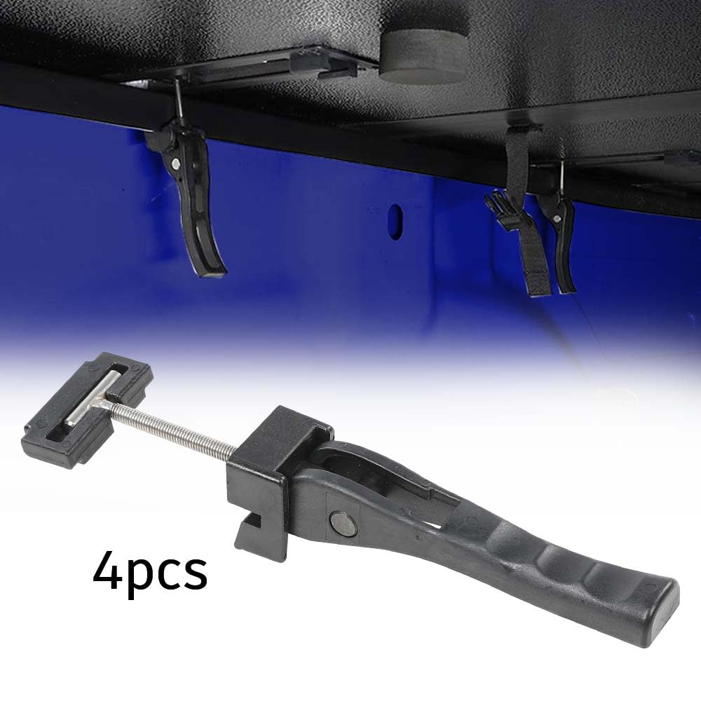 G-PLUS Universal Rear/Front Clamp Cover Hard Canopy Replacement Parts Compatible with Ford/Chevrolet/Toyota/Nissan/Jeep/RAM and so on Hard Tri-Fold Tonneau Cover TSHP01