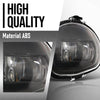 G-PLUS Front Bumper Fog Light Lamps Left & Right Compatible with Volvo C40 2020-2024 / XC40 2017-2024 Fit Volvo S90 / V90 2021-2024 32228794, 32228795 Black