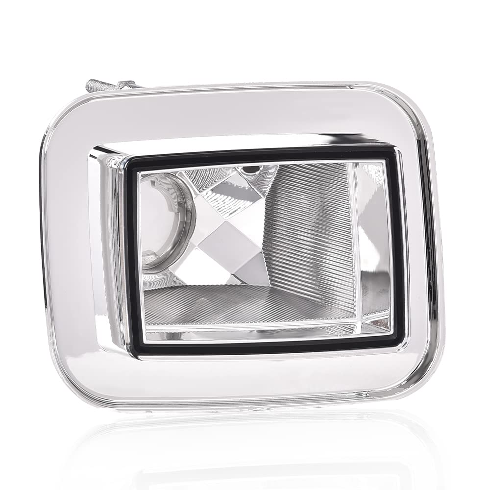G-PLUS Front Clear Chrome Parking Signal Light Set Compatible with 2003-2008 H2 Hummer 2005-2008 H2 SUT White 844176006196
