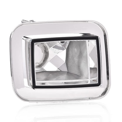 G-PLUS Front Clear Chrome Parking Signal Light Set Compatible with 2003-2008 H2 Hummer 2005-2008 H2 SUT White 844176006196