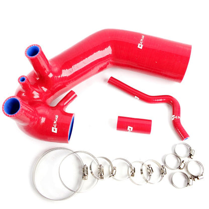 G-PLUS Silicone Boost Induction Intake Hose Kit Clamps Replacement For 1994-2005 Audi A4 VW Passat B5 B5.5 1.8T Turbo Engine Red
