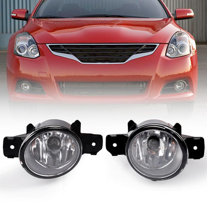 1 Pair Left And Right Fog Light Lamps Compatible With H11 Bulbs Compatible with Nissan Sentra Altima Rogue Maxima Murano Versa Pathfinder/Infiniti