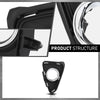 G-PLUS Fog Light Bezel Lamp Trim w/Chrome Right Passenger Compatible with Toyota RAV4 2016-2018 520300R030
