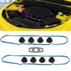 G-PLUS Valve Cover Gasket Set Compatible with 2002-2014 Cadillac Escalade/1999-2013 Chevy Silverado 4.8L 5.3L 6.0L 6.2L/2000-2014 Chevy Suburban Tahoe