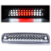 G-PLUS LED 3rd Third Brake Light Compatible with Dodge Ram 1500 2009-2017,Compatible with Dodge Ram 2500 3500 2010-2017 High Mount Dual Row Stop Cargo Lamps Clear Lens Chrome Housing