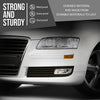 G-PLUS Front Bumper Fog Light Cover Grille Left & Right Compatible with Audi A8 D3 2008 2009 2010, Fit Audi A8 Quattro D3 2008-2010 4E0807680B, 4E0807679B Glossy Black
