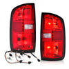 G-PLUS Tail Lights w/Bulbs Compatible with Chevy Colorado 2015-2022(Fit 4-Door Crew Cab and 4-Door Extended Cab Only) Luces Traseras Rear Brake Lamps Assembly,GM2800270 GM2801270 Left&Right