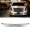 G-PLUS Hood Molding Trim Moulding Chrome Compatible with Cadillac Escalade/ESV 2015-2020, Fit for Models Without Sport Package 22956470, GM1235129