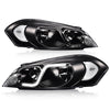 G-PLUS LED Headlights Assembly Fit Chevy Monte Carlo 2006 2007/Chevy Impala 2006-2013/Chevy Impala Limited 2014-2016 DRL Corner Headlamps Clear Lens Black Housing Clear Reflector,faros delanteros