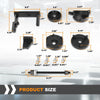 G-PLUS Transmission Rubber Mount Bushing Extractor Tool Kit Compatible with BMW E90, E91, E92, E60, E61, F07, F10, F11, F01, F02, E84, 45 Steel Black
