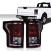 G-PLUS Rear Tail Lights Compatible with Ford F150 2015 2016 2017 Taillamps Brakelights w/bulb Luces Traseras Smoke lens FO2800239C FO2801239C Left and Right Side Rear Brake Lamps Assembly