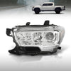 G-PLUS Headlight Assembly Left Side Compatible with Toyota Tacoma SR5 Crew Cab/Extend Cab Pickup 2019-2023 White and Black