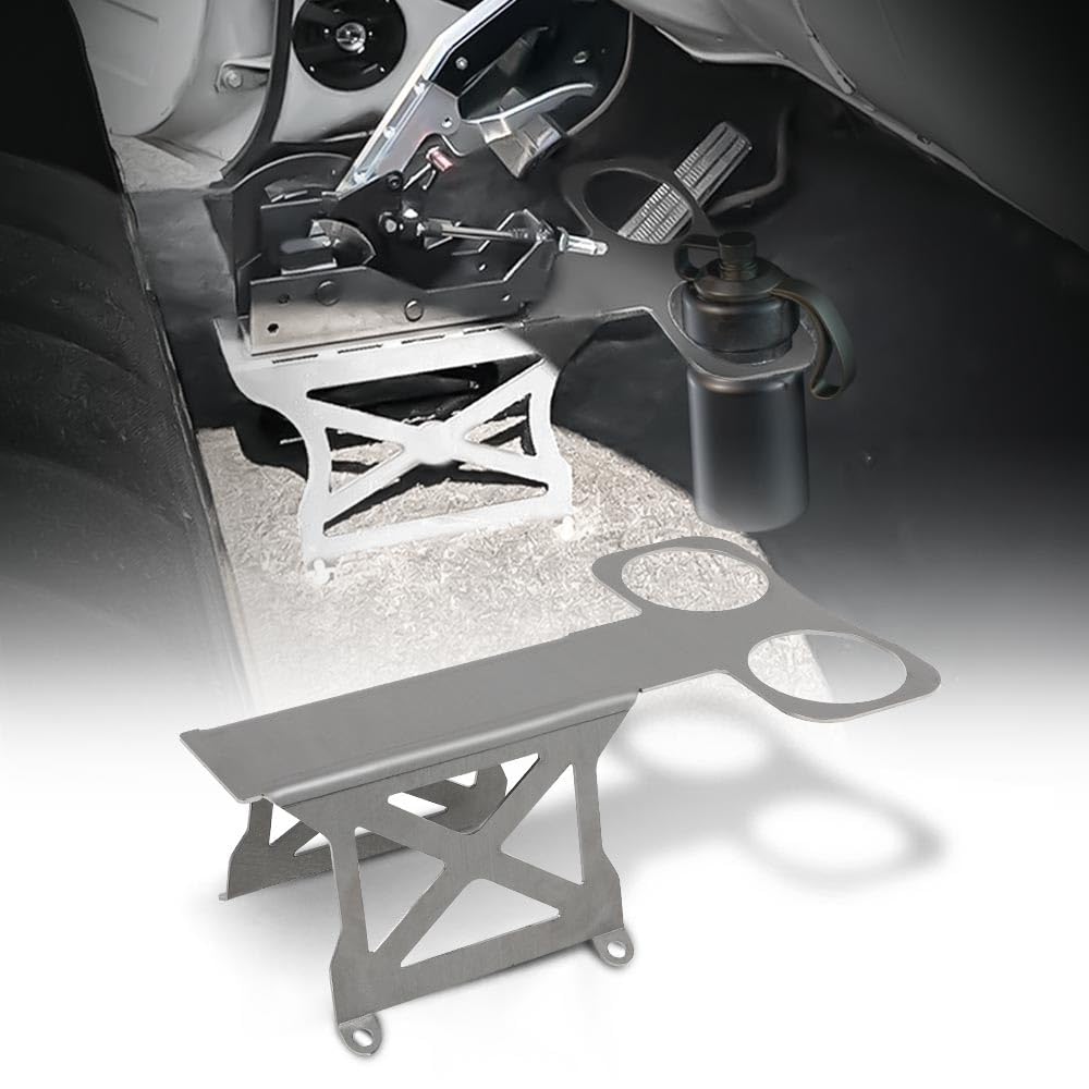 G-PLUS 5" Tall Tunnel Mount Stand Drink Cup Holder Compatible with B&M Ratchet Shifter Mega Shifter TCI