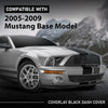 G-PLUS Dash Cover Compatible with Ford Mustang Base Model 2005-2009 12-509LL-BLK Black