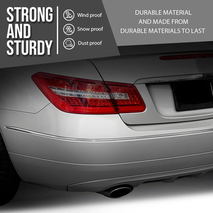 G-PLUS Rear Left Side Bumper Trim Compatible with Benz E350 E550 Base Coupe 2-Door 2010-2013 Fit Models Without AMG Styling Package 2078852221, MB1159114 Silver
