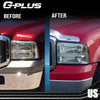 G-PLUS Front Headlight Lens Cover Compatible with 05-07 Ford F250 F350 F450 F550, Left & Right Side (Smoky Lens)