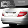G-PLUS Bumper Trim Rear Compatible with Benz C230 (submodel: 4Matic, Base) 2008 2009, Fit Benz C300 Base 2008 2009 2010,2048851021, 2048850921 Silver