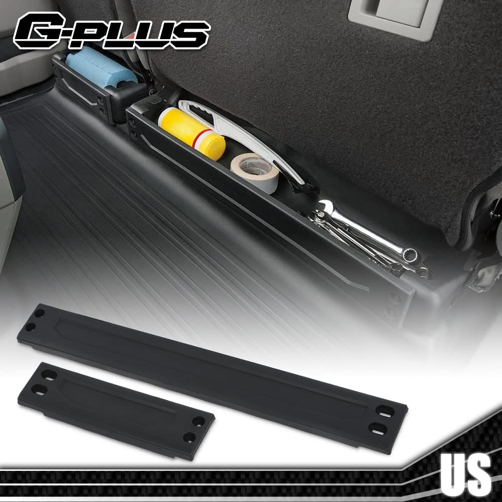G-PLUS Under Seat Cargo Storage Organizer Crew and Super Cab Compatible with 2015-2022 F150 Super Cab and Crew Cab FL3Z-78115A00-AA