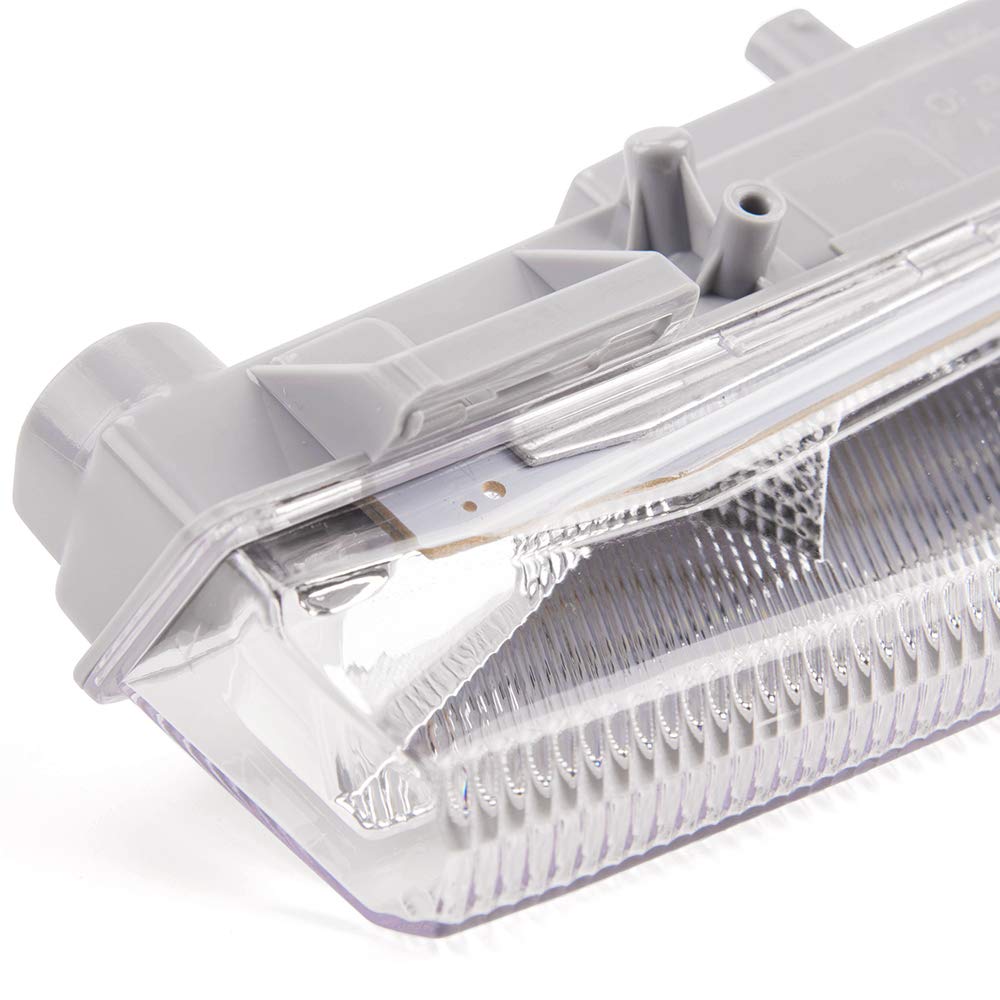 Replacement For Mercedes-Benz C-Class W204 S204 E-Class W212 SLK-Class R172 Front Left Side Daytime Running Light Assembly Super Bright Fog Driving Lamp w/LED Bulbs Replacement 2049068900