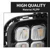 G-PLUS LED DRL Front Fog Light Daytime Running Light Lamps w/Switch, Compatible with Kia Rio EX/LX/S 2018-2020, W/o Wiring Harness, 922011W710, 922021W710, 865251W700, 865261W700
