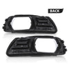 G-PLUS Black Front Bumper Fog Lights Covers Trim 2Pcs Compatible with Toyota Camry XLE 2007 2008 2009 5212706040, 5212806040, TO2598101, TO2599101 Fog Lamp Accessories Black