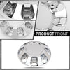 G-PLUS Wheel Center Caps Chrome Hub Cap Compatible with GMC Sierra 2500HD 2015-2020, Compatible with GMC Sierra 3500HD 2015-2020 22909152