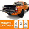G-PLUS Tailgate Protector Top Upper Molding Cap, Compatible with Toyota Tacoma 2005 2006 2007 2008 2009 2010 2011 2012 2013 2014 2015 Spoiler Textured 55.31" Length TO1904100 Black Tailgate Cover
