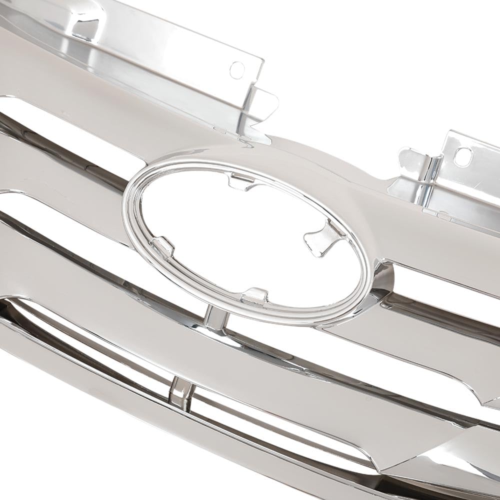 G-PLUS Front Grille Assembly, Compatible with Hyundai Sonata 2011 2012 2013 Chrome ABS Plastic Grill HY1200154, 863503S100