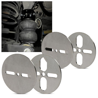 G-PLUS Universal Air Ride Mount Plates Upper Lower Dual or Single Port 2500 2600 Bags