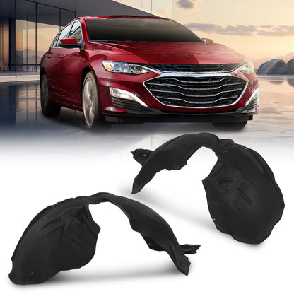 G-PLUS Front Fender Liner Driver and Passenger Side Compatible with Chevy Malibu L 2019-2021/Fit Chevy Malibu Premier 2019-2022/Fit Chevy Malibu (submodel: LS, LT, RS) 2019-2023 GM1249301 GM1248301