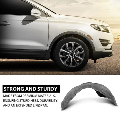G-PLUS Front Right Fender Liner Inner, Compatible with Lincoln MKC 2015-2019, Passenger Side, EJ7Z16102A, EJ7Z16103B