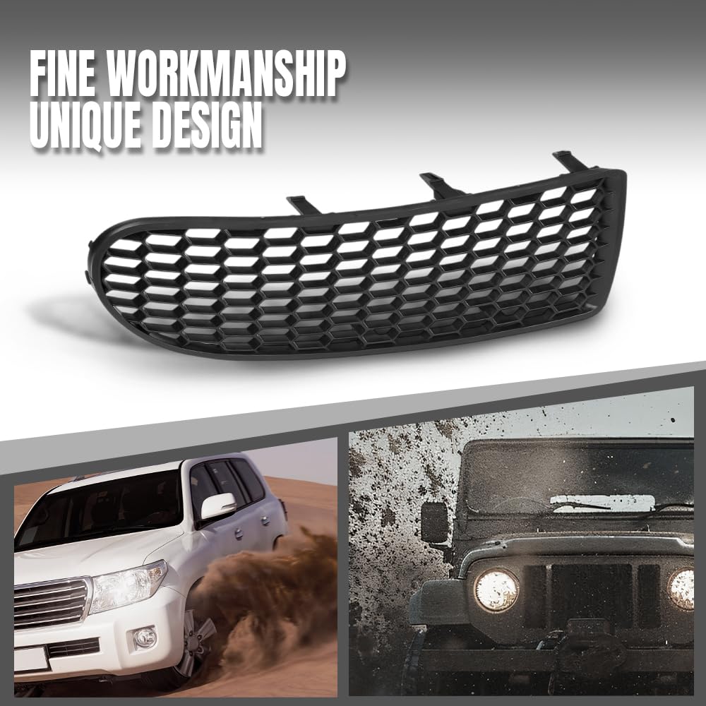 G-PLUS Front Right Side Fog Light Cover Compatible with VW Beetle 2.5 2006-2008 Fit VW Beetle Base/Comfortline 2009-2010 1C0807684A01C, VW1039150 Black