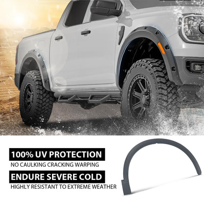 G-PLUS Right Front Fender Flare Wheel Opening Molding Arch Trim Compatible with Audi Q3 2015-2018 Passenger Side Wheel Flare AU0853718 8U0853718CGRU