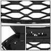 G-PLUS Front Bumper Upper Grill Compatible with 2018-2020 Chevy Equinox Automotive Front Bumper Grille Trim Replacement