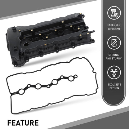 G-PLUS Engine Valve Cover w/Gasket 224102G100 Compatible with Hyundai Sonata 2011-2015/ Fit Hyundai Tucson 2010-2013/ Fit Kia Optima 2011-2016/ Fit Kia Forte 2010-2013
