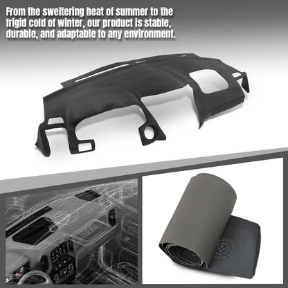 G-PLUS TPE Dash Cover Dashboard Dash Board Panel Compatible with LX RX330 2004-2006, Compatible with LX RX350 2007-2009,Compatible with LX RX400h 2006-2008 Black