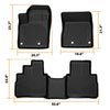G-PLUS Floor Mats Fit for 2021 2022 2023 2024 2025 Nissan Rogue (Not for Sport Models) Floor Liners,Custom Fit TPE All Weather Protection Heavy Duty Floor Liners Cargo Mats 1st & 2nd Row
