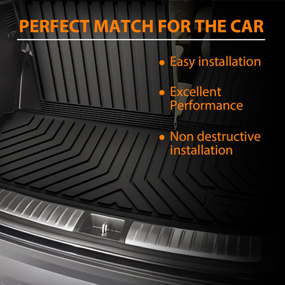 G-PLUS TPE Floor Mats Fit Benz GL350 GL450 GL550 2013-2016, Fit Benz GLS63 AMG 2017-2019 Truck Accessories Cargo Liners All Weather Protection 1PC Black Alfombras para Carro
