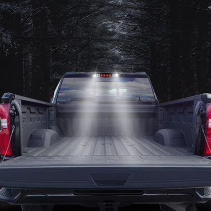 G-PLUS LED 3rd Third Brake Light Compatible with Chevy Silverado/GMC Sierra 1500 2014-2020, High Mount Cargo Lamp Type I, Smoky Lens Clear Housing, 23509162 20979071