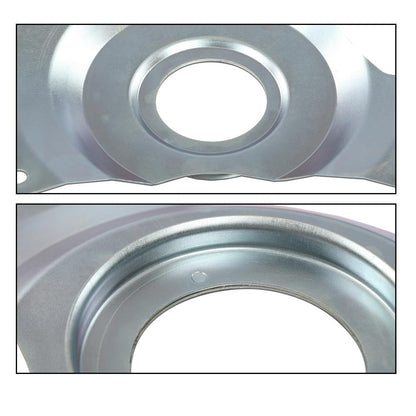 G-PLUS New Disc Brake Dust Shields,Backing Plates Compatible with Chevy C10 /C1500 Trucks and Suburbans 1971-1987, Fit GMC C15 / C1500 Trucks and Suburbans 1971-1987