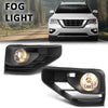 G-PLUS Fog Lights Bumper Lamps Assembly & Wiring Harness Compatible with Nissan Pathfinder 2017-2020 261509B90E, 261509B90E
