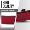 G-PLUS Rear Bumper Reflector Lamp Right Side Compatible with Tesla Model 3 2017-2023 1077407-00-F, 107740700F Red