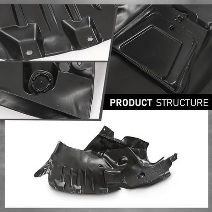 G-PLUS Fender Liner Front Right Side Compatible with Benz E350 E550 Base 4Matic 2-Door Coupe Convertible 2010-2013 2076901730