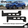 G-PLUS Front Lower Bumper Guide Brackets Driver Passenger Compatible with 201 -2022 Chevy Equinox GM1042153, GM1043153,23227561, 23227562 Black