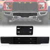 G-PLUS Front Bumper & License Plate Bracket Compatible with Ford F150 2015-2017 Grille Trim Panel and License Plate Mount Fascia Cover Set,Not Fit Ecoboost Powered F150 FL3Z-17E810-AA FL3Z-17A385-A